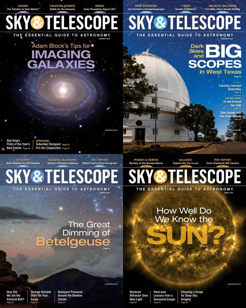 [美国]Sky & Telescope 天文学与望远镜杂志 2021年订阅 电子版PDF下载(图1)