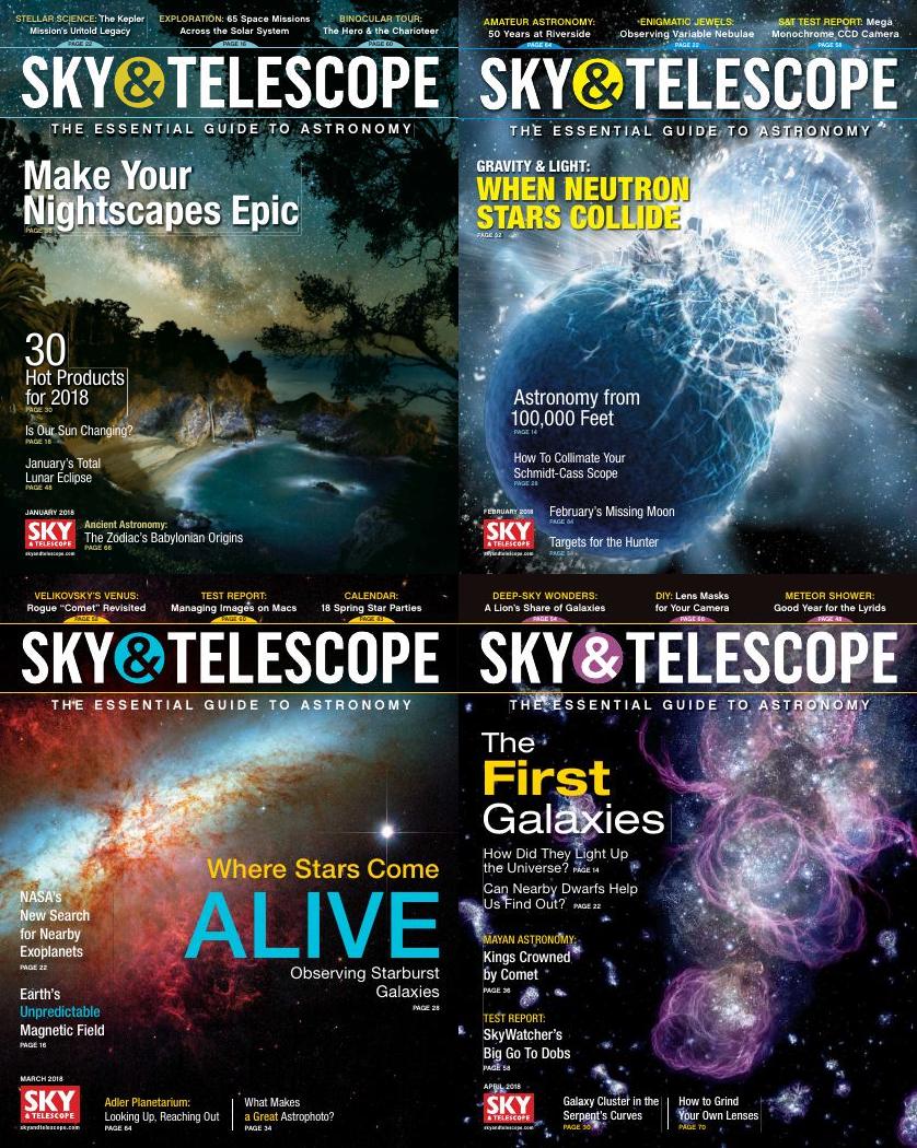 [美国]Sky & Telescope 天文学与望远镜杂志 2018年订阅 电子版PDF下载