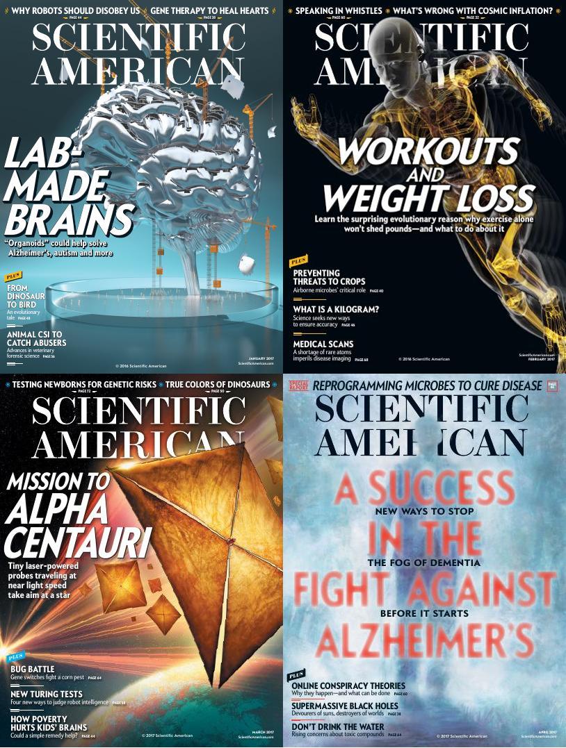 [美国]Scientific American 科学美国人杂志 2017年订阅 电子版PDF下载