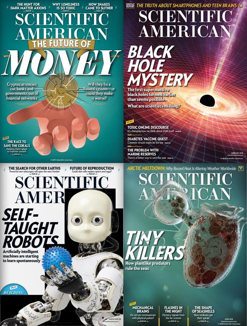 [美国]Scientific American 科学美国人杂志 2018年订阅 电子版PDF下载