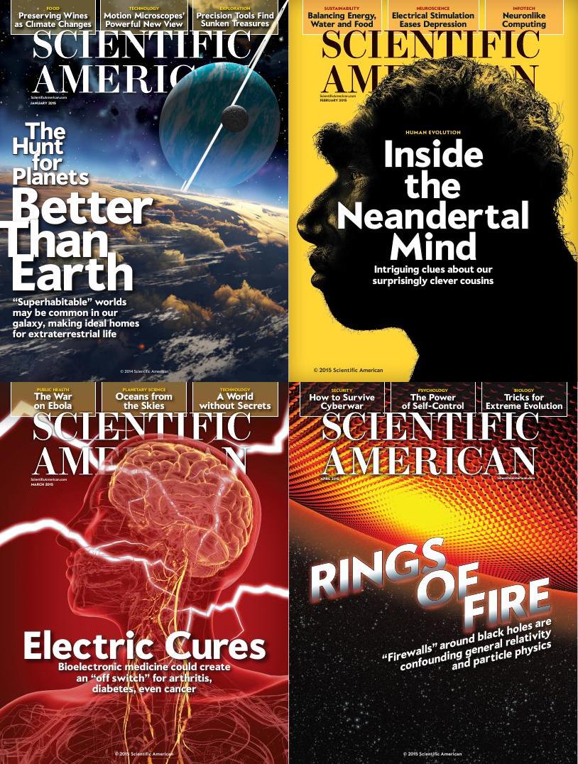 [美国]Scientific American 科学美国人杂志 2015年订阅 电子版PDF下载