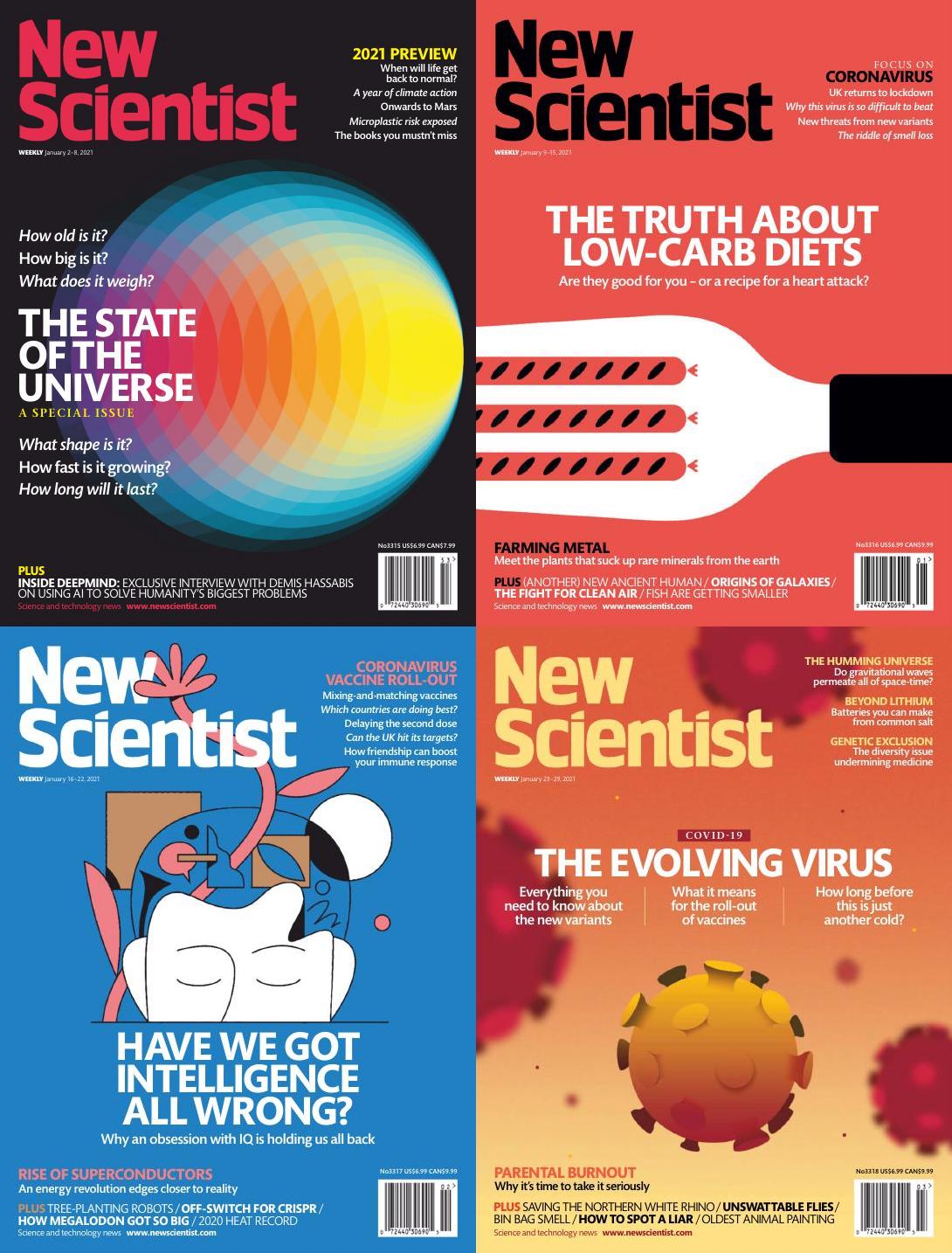 [英国]New Scientist 新科学家杂志 2021年订阅 电子版PDF下载