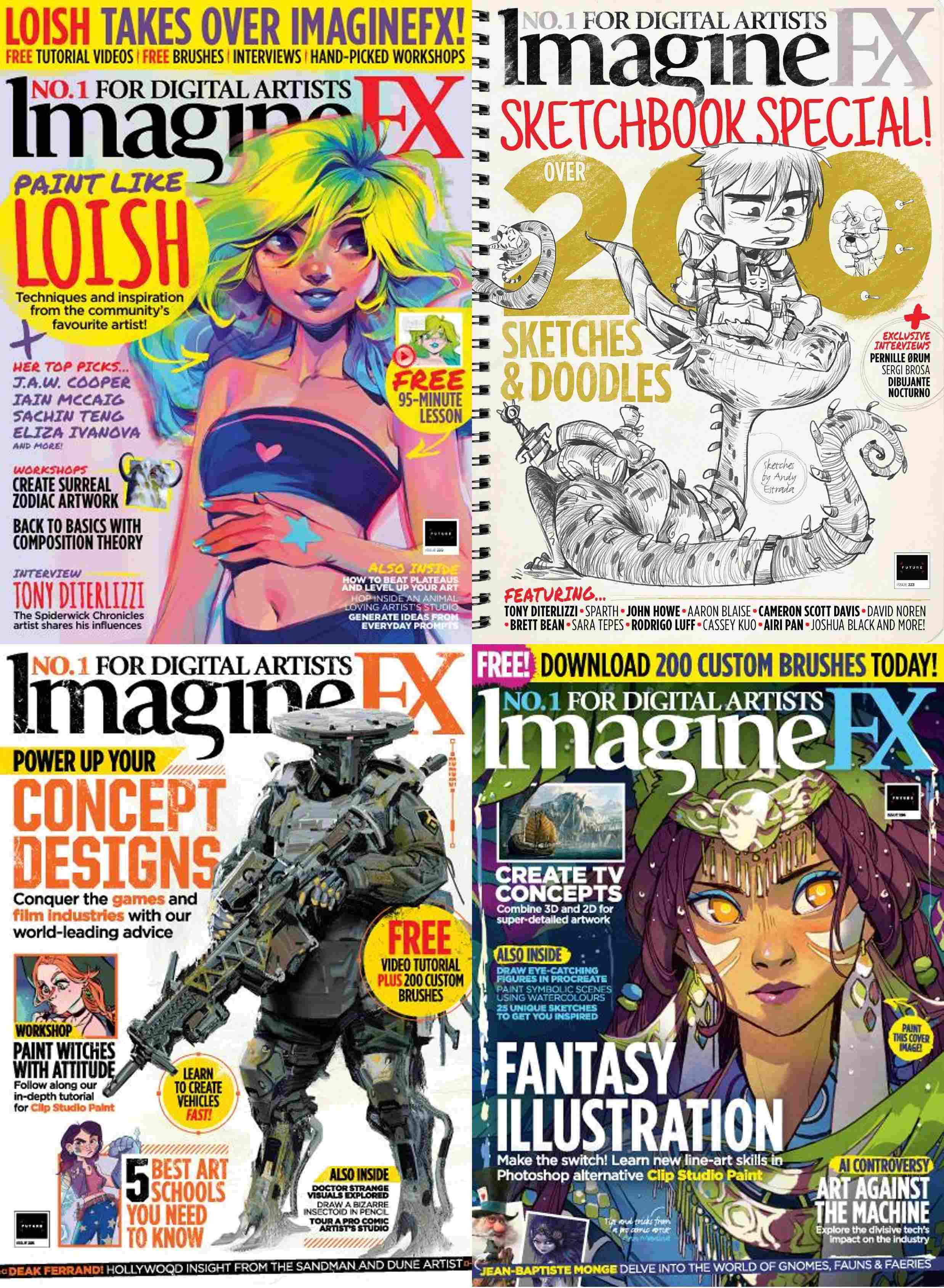 [英国]ImagineFX 科幻数码艺术杂志 2023年订阅 电子版PDF下载(图1)