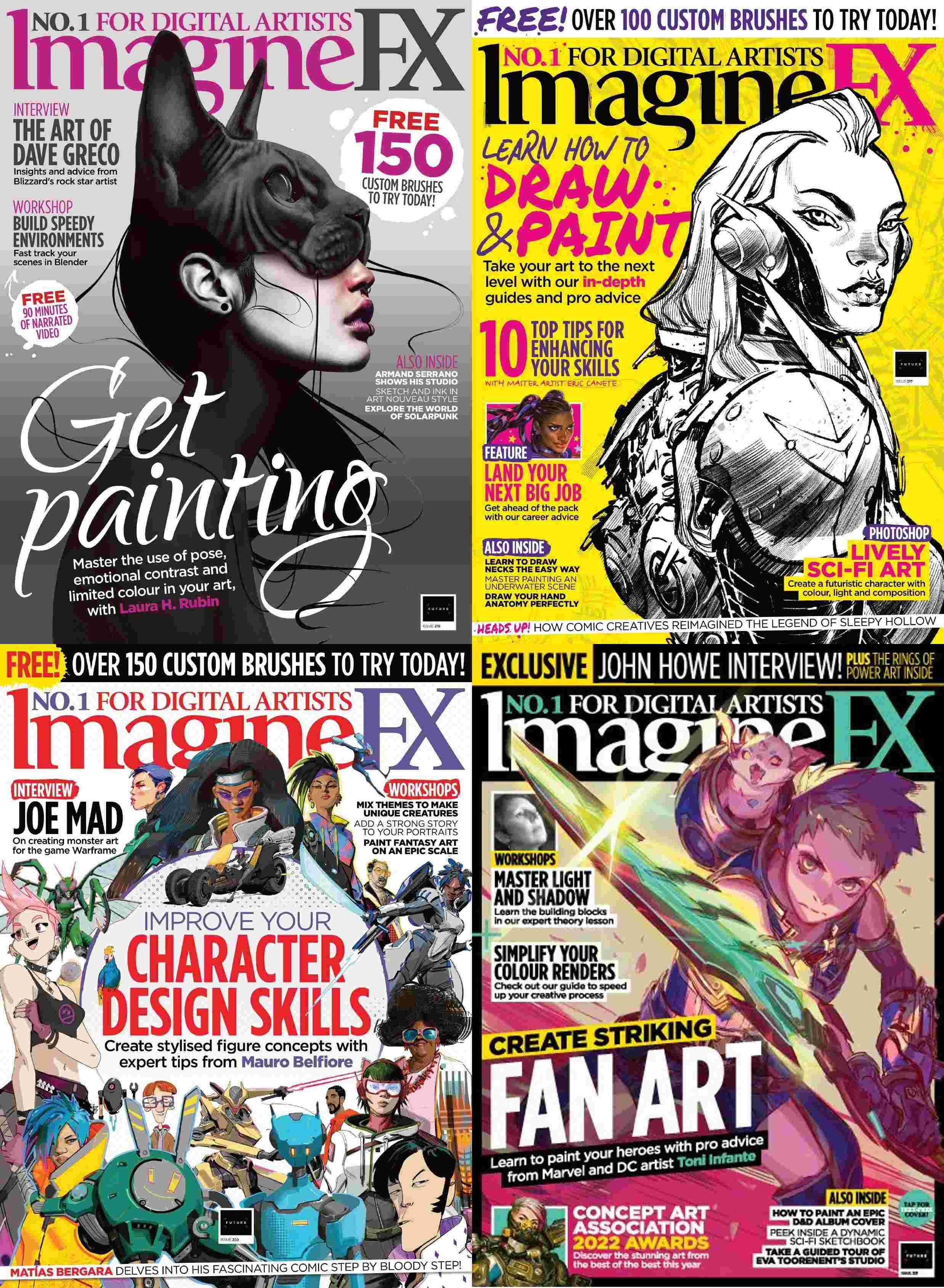 [英国]ImagineFX 科幻数码艺术杂志 2022年订阅 电子版PDF下载