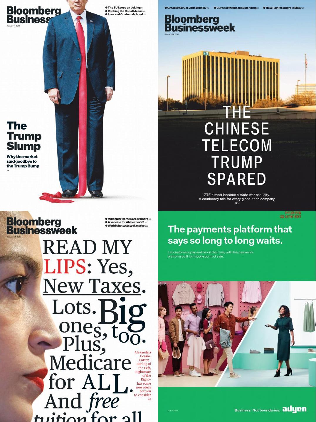 [美国]Bloomberg Businessweek 彭博商业周刊 2019年订阅 电子版PDF下载(图1)