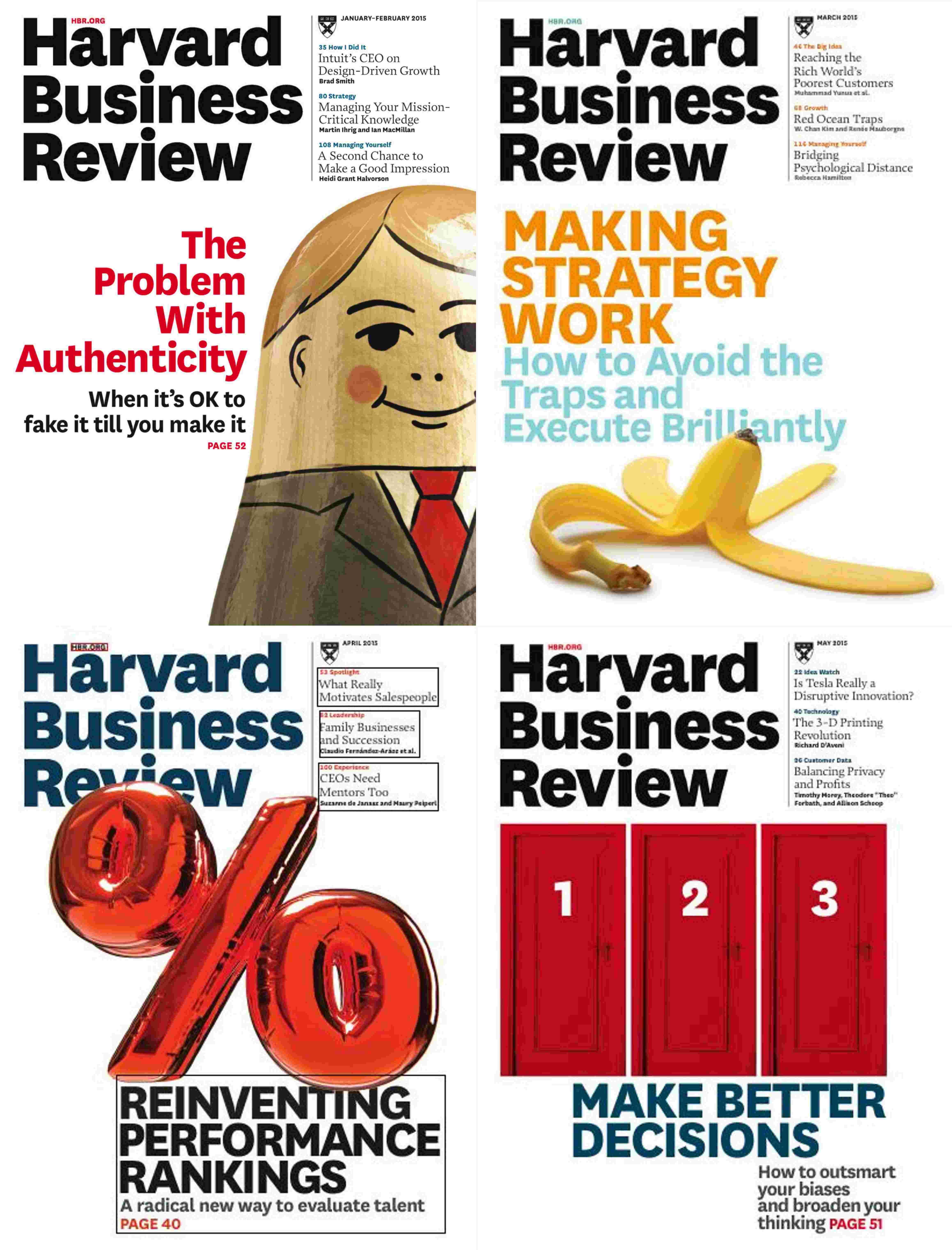 [美国]Harvard Business Review 哈佛商业评论 2015年订阅 电子版PDF下载