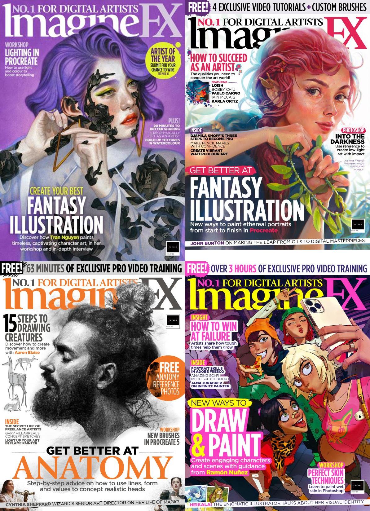 [英国]ImagineFX 科幻数码艺术杂志 2020年订阅 电子版PDF下载