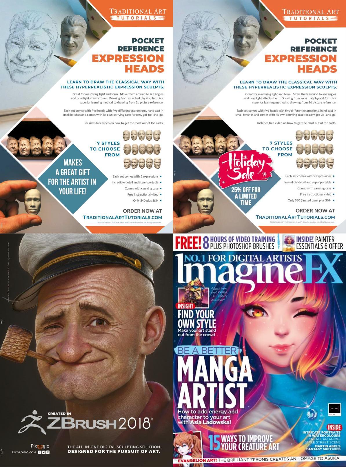 [英国]ImagineFX 科幻数码艺术杂志 2019年订阅 电子版PDF下载