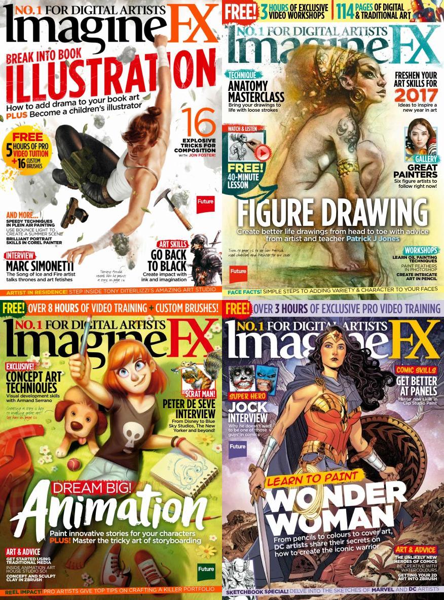 [英国]ImagineFX 科幻数码艺术杂志 2017年订阅 电子版PDF下载