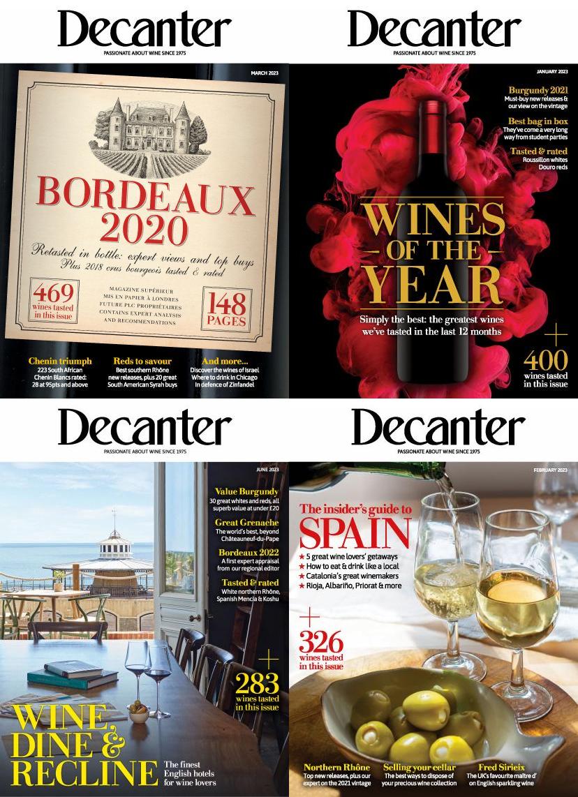 [英国]Decanter 葡萄酒品鉴杂志 2023年订阅 电子版PDF下载