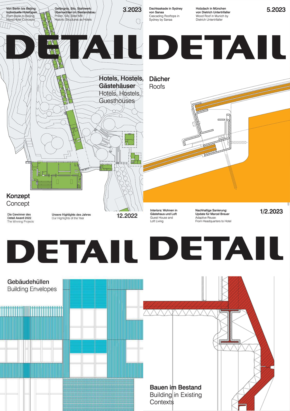 [德国]Detail 建筑细部杂志 2023年订阅 电子版PDF下载