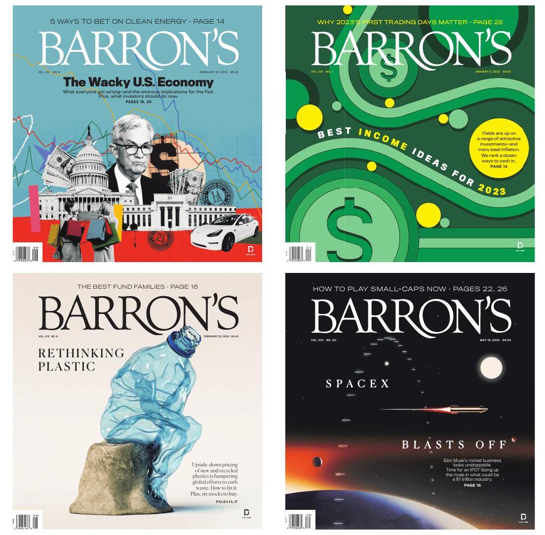 [美国]Barron's 巴伦周刊 2023年订阅 电子版PDF下载