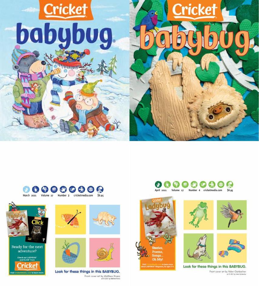 [美国]Babybug 宝宝虫杂志 2021年订阅 电子版PDF下载