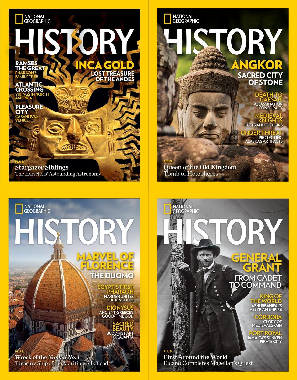 [美国]National Geographic History 国家地理历史杂志 2022年订阅 电子版PDF下载(图1)