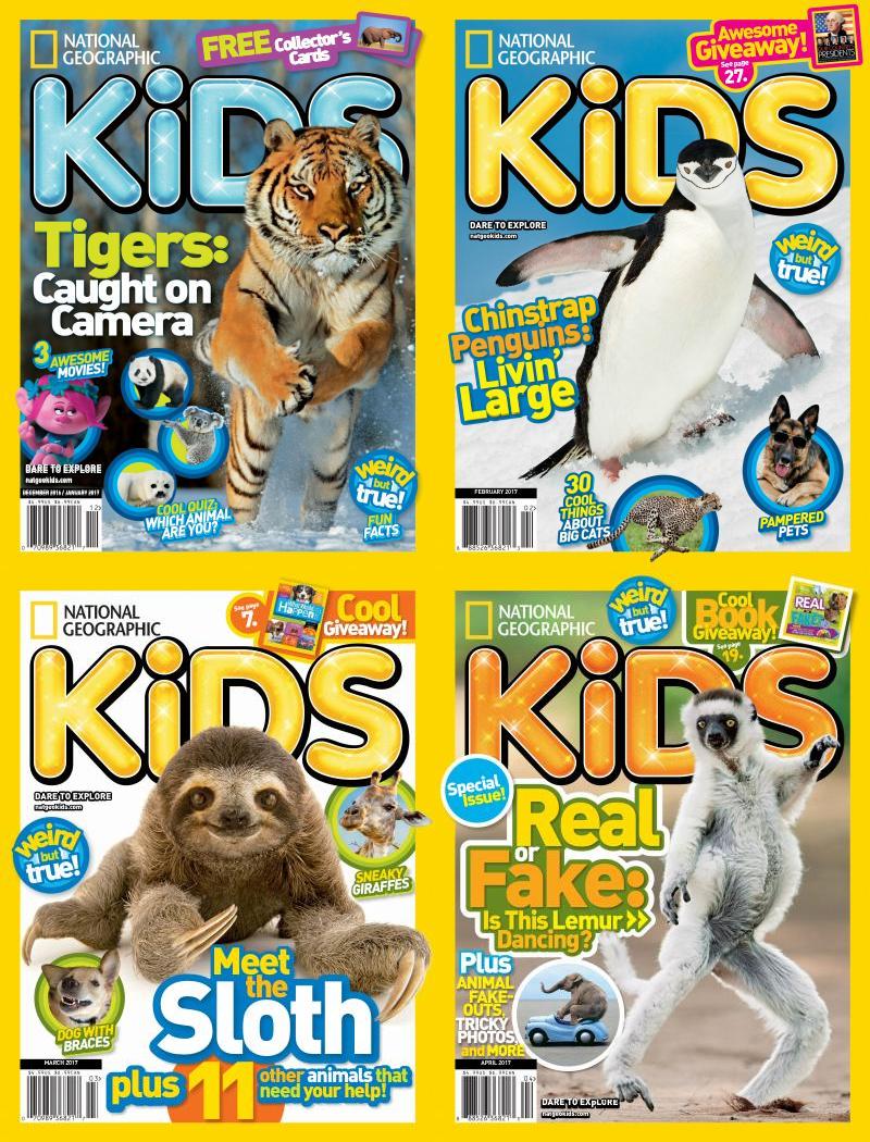 [美国]National Geographic KIDS USA 国家地理儿童杂志 2017年订阅 电子版PDF下载