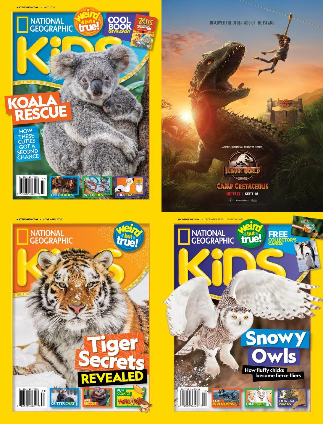 [美国]National Geographic KIDS USA 国家地理儿童杂志 2020年订阅 电子版PDF下载