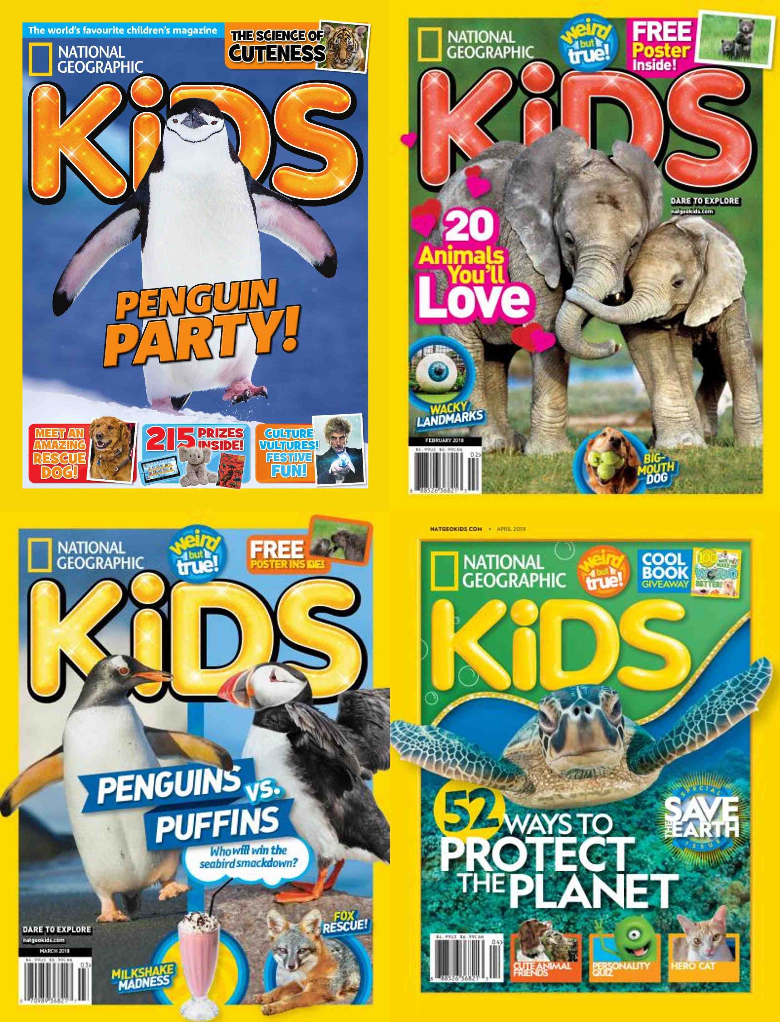 [美国]National Geographic KIDS USA 国家地理儿童杂志 2018年订阅 电子版PDF下载(图1)